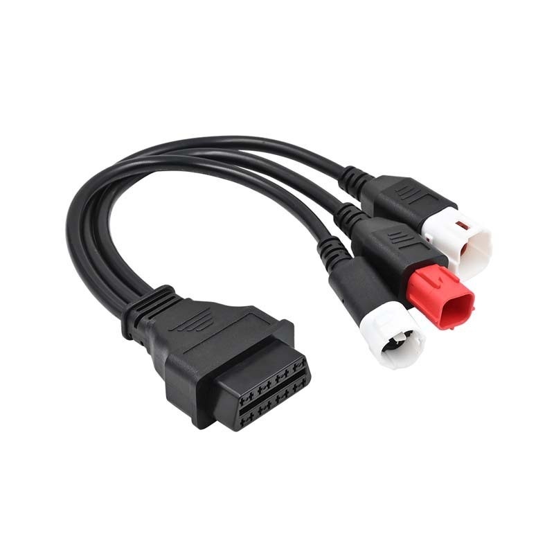 AERMOTOR Yamaha 3+4+6-Pin na Honda OBD 16-Pin motociklistički dijagnostički adapter kabel, 12-24V, 50°C