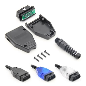 Conector OBD2 de diagnoză auto 16 pini, model OOBD16P, 12V, 20-60°C