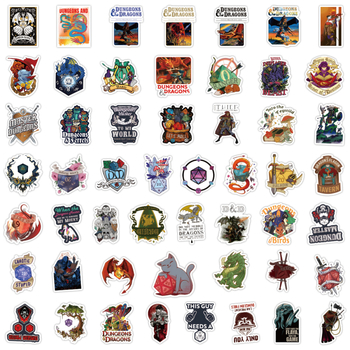 Autocolant pentru caroserie cu model Dungeons & Dragons; material: autocolant; montaj prin lipire; personalizare disponibilă