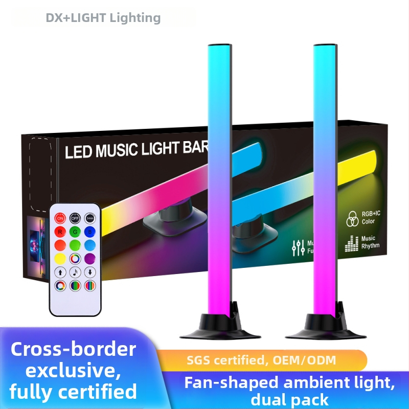 RGB ambientné svetlo na stôl s USB napájaním, ovládanie diaľkovým a cez aplikáciu, montáž stĺpovitá, OEM kompatibilný (USB napájanie; Ovládanie diaľkovým ovládačom a aplikáciou; Montáž stĺpovitá; OEM kompatibilný)