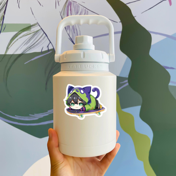 Naljepnice s anime likovima, profilirani dizajn, samoljepljive naljepnice, montaža ljepilom