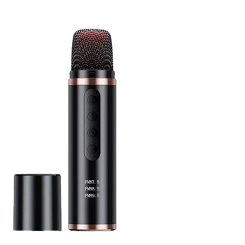 Mikrofon wireless pentru mașină, karaoke, model Q1 — Bluetooth 5.0, baterie încorporată 300–500 mAh, răspuns în frecvență 100 Hz–20 kHz, SNR ≥85 dB