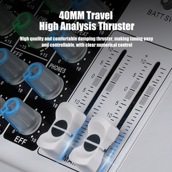 Mixer Bluetooth Yaflt pentru karaoke, cu efect de reverber, 4 canale