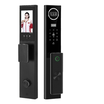 Okos zár ujjlenyomat-azonosítással, 3D arcfelismerés, 30 ujjlenyomat tárolása, >100000 feloldás, szkennelési idő 1 s alatt