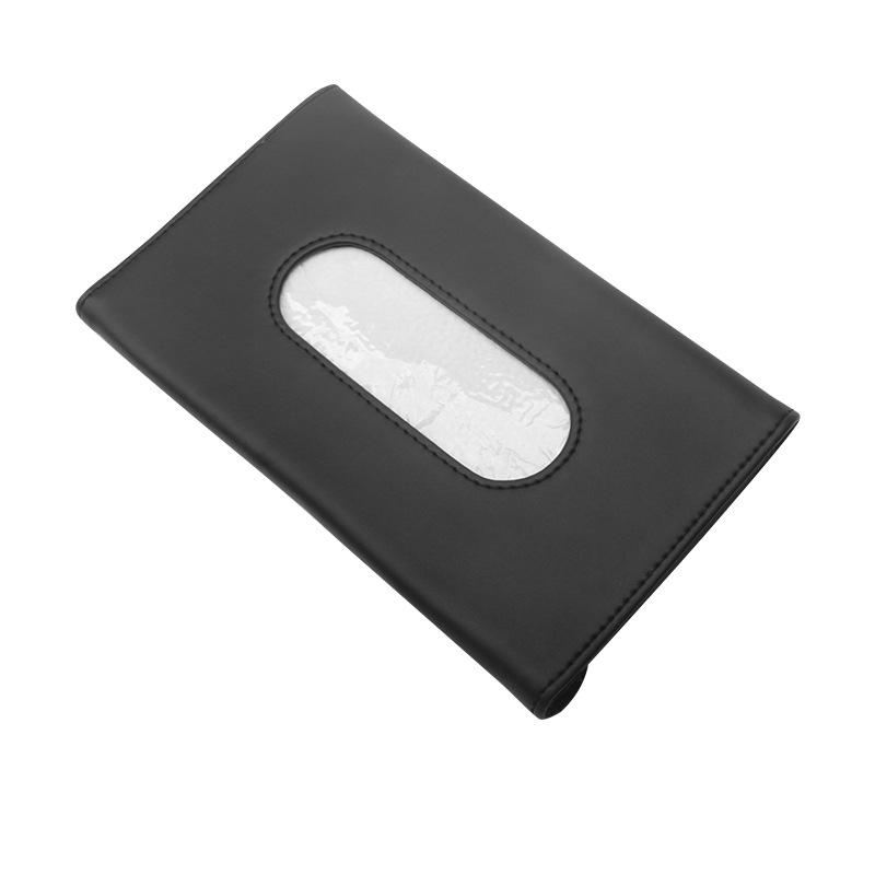 Δερμάτινο κουτί χαρτοπετσετών αυτοκινήτου με κρεμαστή θήκη για χαρτοπετσέτες — για ηλιοπροστασία και καθίσματα — Guo Wei, διάρκεια ζωής 3 ετών