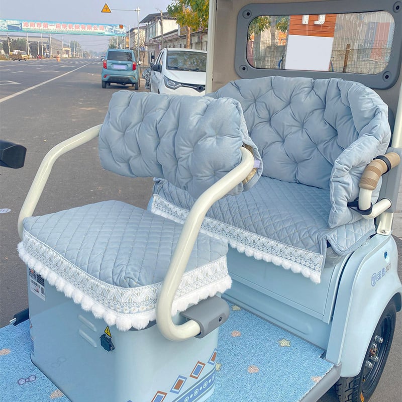 Калъф за седалка на триколка — лен, зимна употреба, без лого