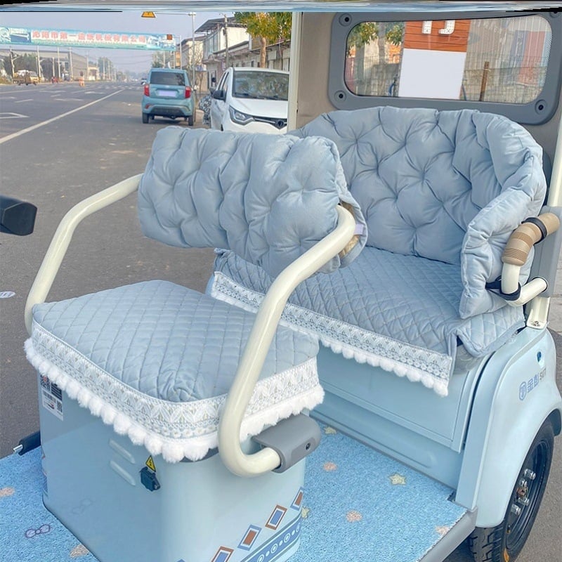 Калъф за седалка на триколка — лен, зимна употреба, без лого