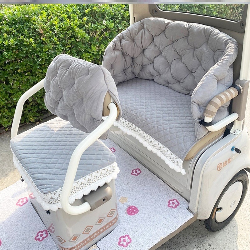 Калъф за седалка на триколка — лен, зимна употреба, без лого