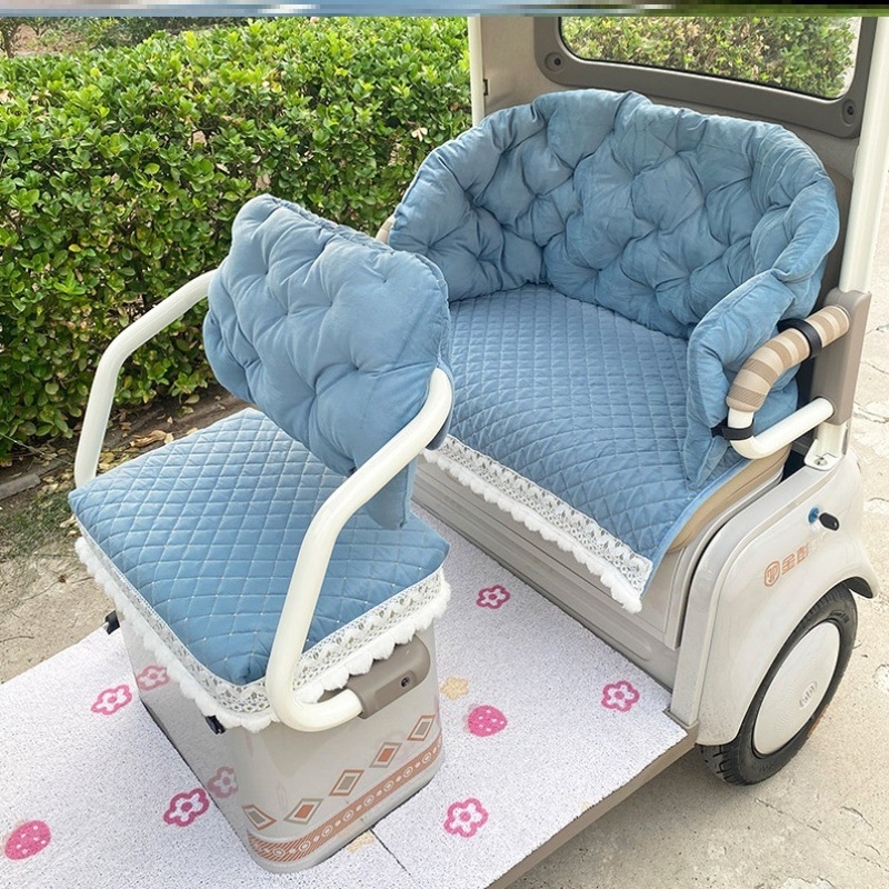 Калъф за седалка на триколка — лен, зимна употреба, без лого