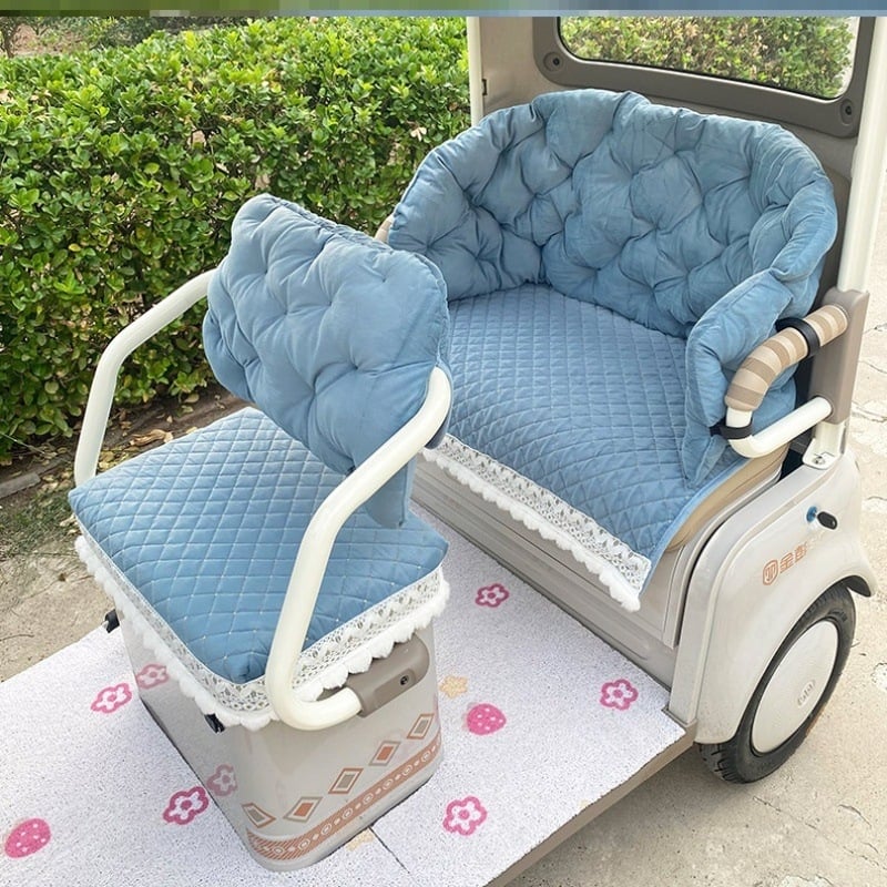 Калъф за седалка на триколка — лен, зимна употреба, без лого