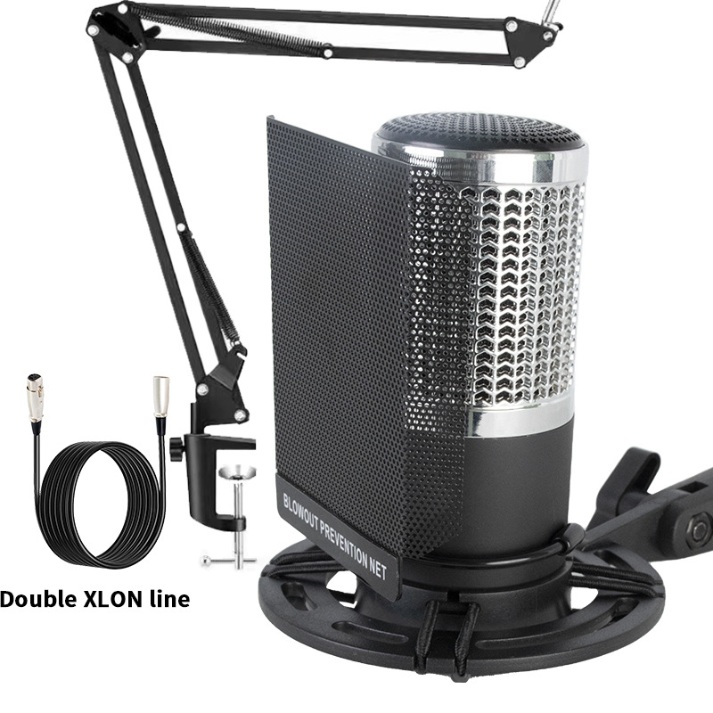 Greyish Saint ZX60 kondenzátorový mikrofón pre mobilný telefón a PC | externá zvuková karta s mixerom | 48V phantom power | bezdrôtový