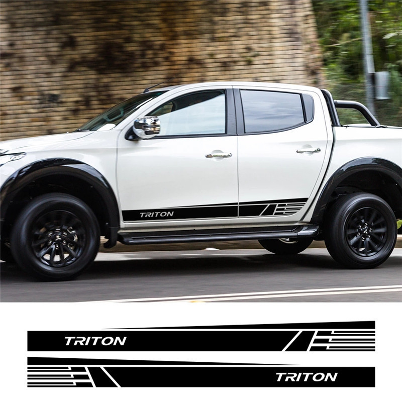 Naljepnica za karoseriju Mitsubishi Triton — grafički dizajn, papirni materijal, prilagodljivo, licencirane privatne marke Mi shule