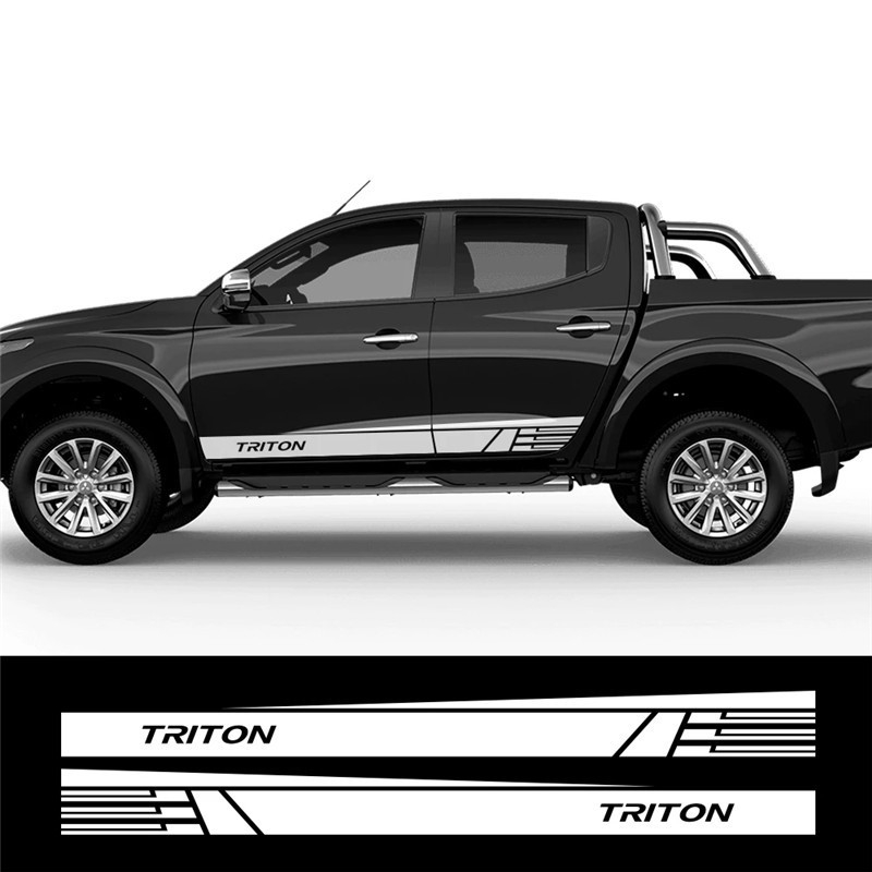 Naljepnica za karoseriju Mitsubishi Triton — grafički dizajn, papirni materijal, prilagodljivo, licencirane privatne marke Mi shule