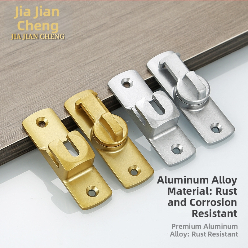 Polkruhová zámka pre posuvné dvere, hliníková zliatina, značka Jia Jiancheng, vhodná pre dvere, okná a skrinky, moderný jednoduchý štýl