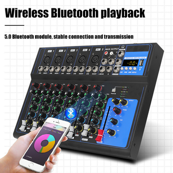 Gerlik Mixer DJ F4 profesional și Difuzor Bluetooth de scenă F7, gata pentru înregistrare