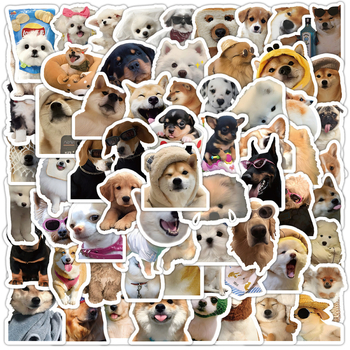 Xinqi 100-komadni skup naljepnica štenaca s realističnim dizajnom corgi, samoljepljive, tiskane u nordijskom stilu; IP odobrenje: Ne