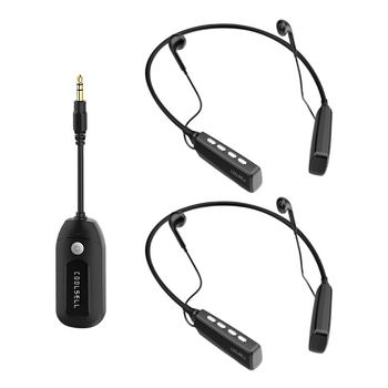 Kussel Bežične in-ear monitor slušalice s prijemnikom za audio mikser i live snimanje, 3,5 mm priključak, 100 Hz–20 kHz, 1% distorzija