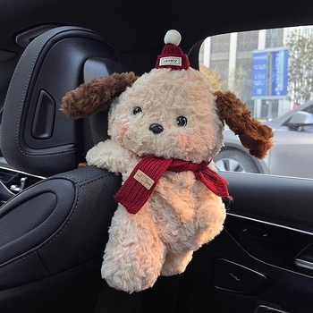 Kutija za maramice za auto s visećom lutkom, tkanina, model 025202