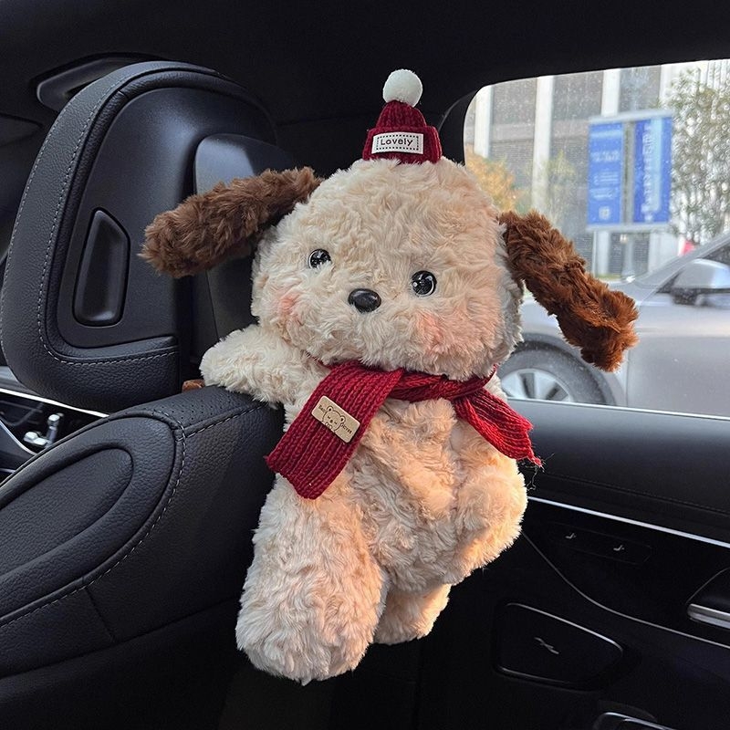 Kutija za maramice za auto s visećom lutkom, tkanina, model 025202