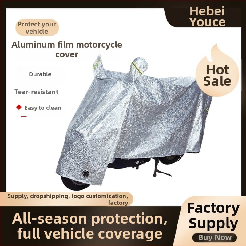 Kryt za motocikle i električna vozila od aluminijske folije, debeli sloj zaštite od sunca