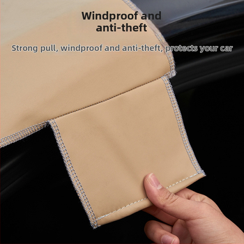 Polovica krytu predného čelného skla auta, PU koža, zimný, univerzálny, 910 g, zabudovaný montážny systém