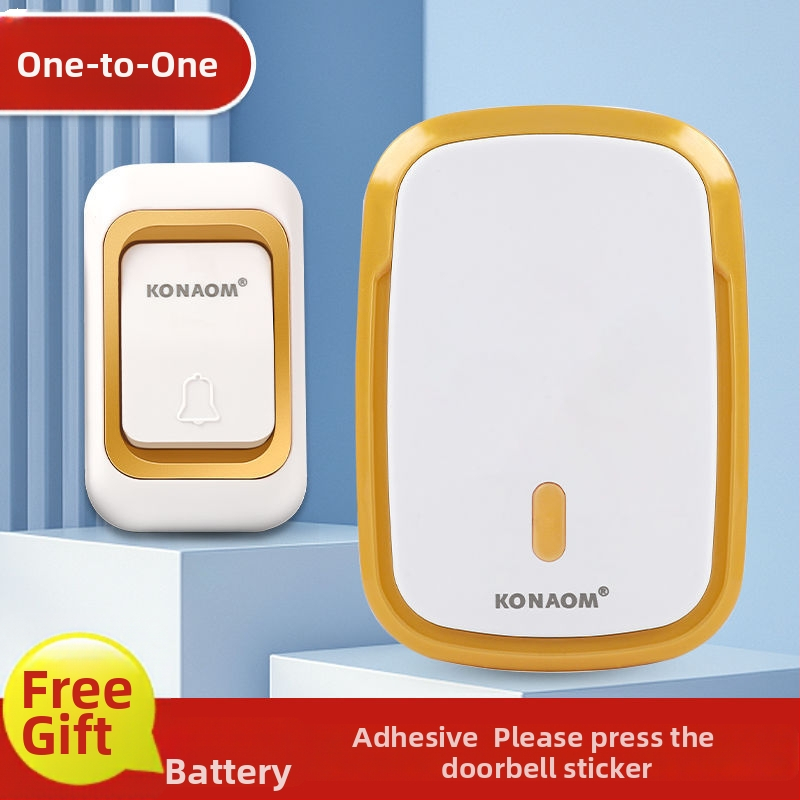 Sonerie video pentru ușă cu control de la distanță wireless, funcție de apel pentru persoane în vârstă, ton puternic