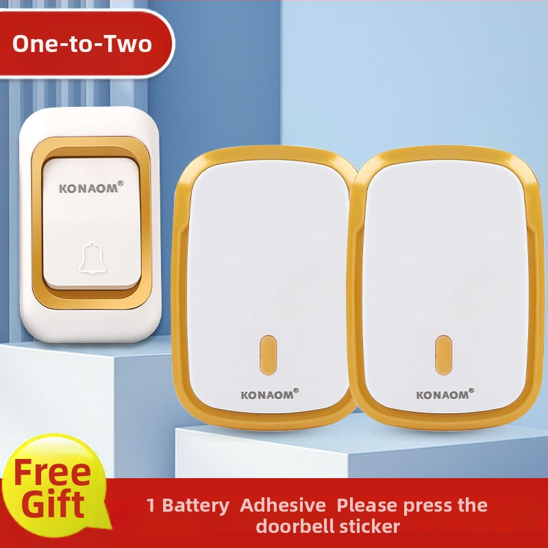 Sonerie video pentru ușă cu control de la distanță wireless, funcție de apel pentru persoane în vârstă, ton puternic