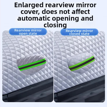 Master's Crown Kryt predného skla auta, hrubý Oxford materiál, teleskopická montáž, univerzálna kompatibilita