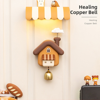 Zvonček na dvere s magnetickým uchytením — plast, nový čínsky štýl, značka Aying Home Furnishings, darček vhodný