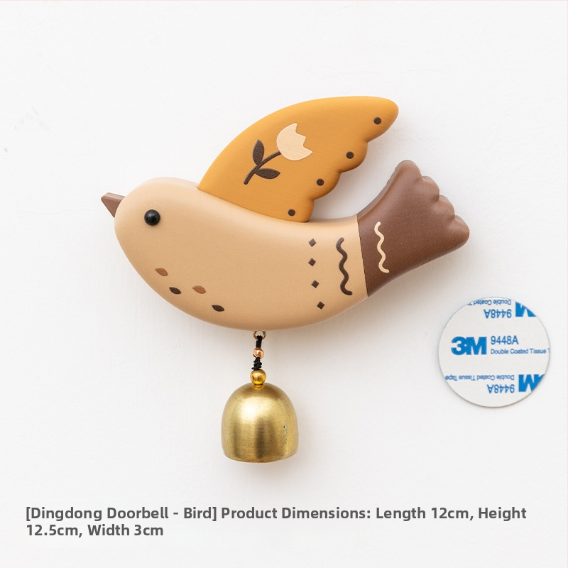 Zvonček na dvere s magnetickým uchytením — plast, nový čínsky štýl, značka Aying Home Furnishings, darček vhodný