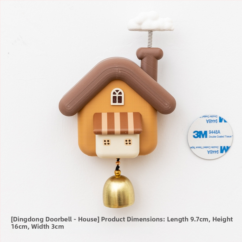 Zvonček na dvere s magnetickým uchytením — plast, nový čínsky štýl, značka Aying Home Furnishings, darček vhodný