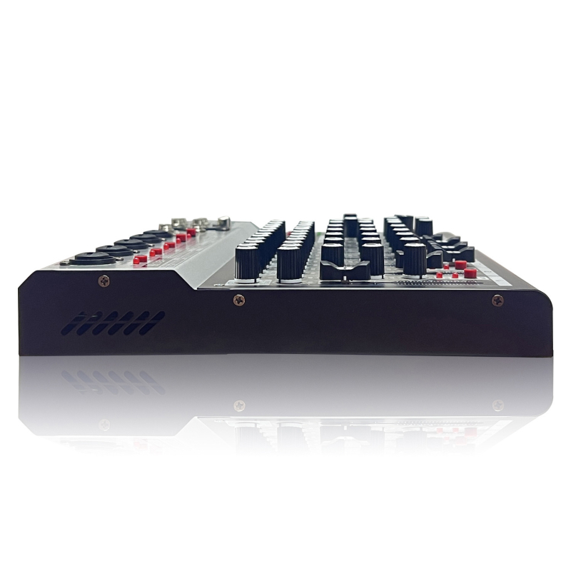 GAX-K7 Mixer profesional cu 7 canale, reverb DSP încorporat 99, Bluetooth pentru karaoke pe scenă, SNR ≥70dB, interval de frecvență 30Hz-15kHz