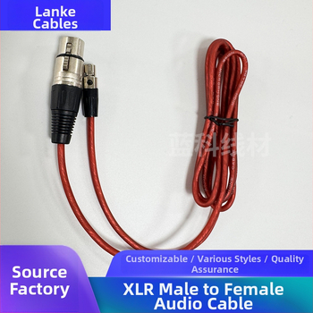 Mini XLR kabel s ženskim krajem, balansirani audio kabel za mikser i pojačalo
