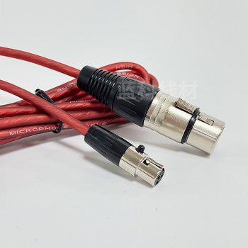 Mini XLR kabel s ženskim krajem, balansirani audio kabel za mikser i pojačalo