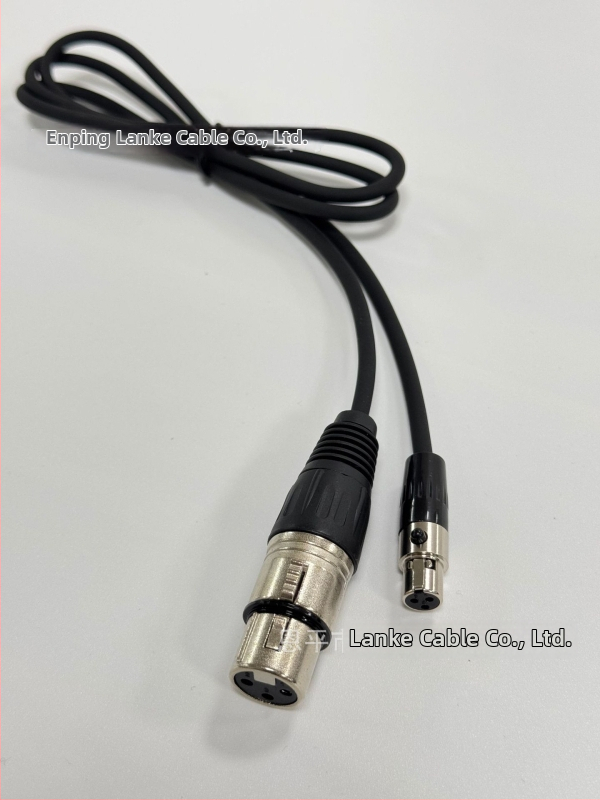 Mini XLR kabel s ženskim krajem, balansirani audio kabel za mikser i pojačalo