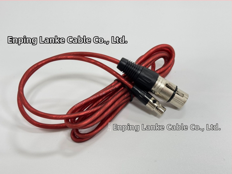 Mini XLR kabel s ženskim krajem, balansirani audio kabel za mikser i pojačalo