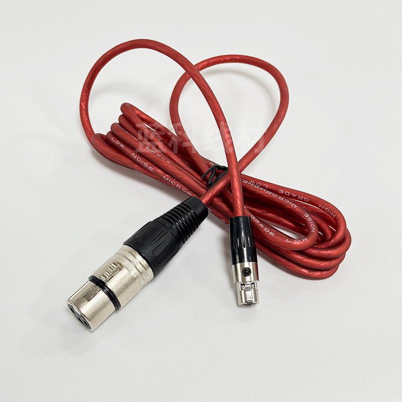 Mini XLR kabel s ženskim krajem, balansirani audio kabel za mikser i pojačalo