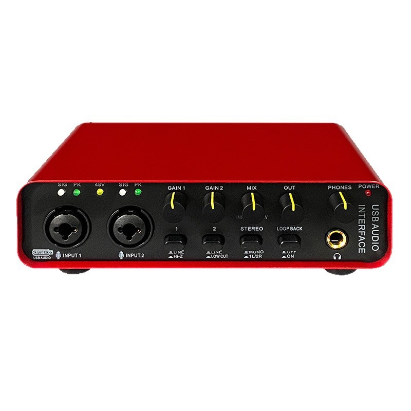 Hawland USB vanjska zvučna kartica (2 ulaza/2 izlaza, snimanje)