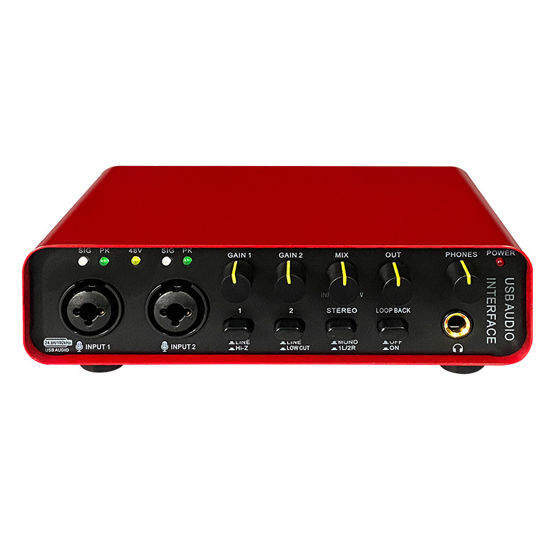 Hawland USB vanjska zvučna kartica (2 ulaza/2 izlaza, snimanje)