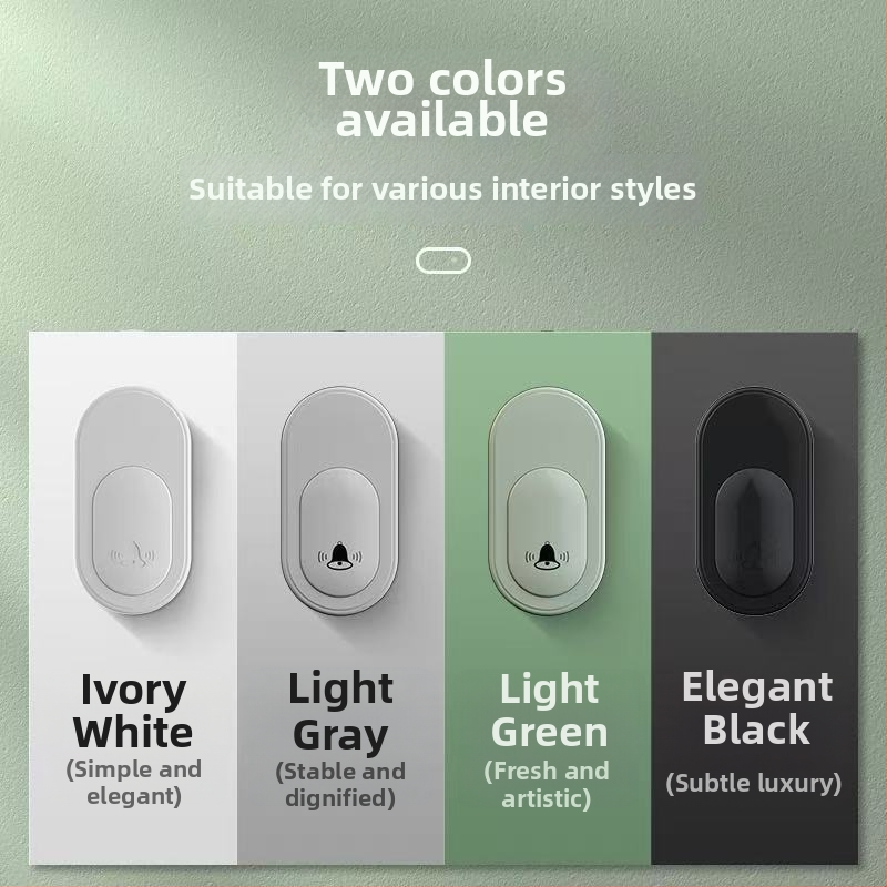 Bežični zvono za vrata s daljinskim upravljačem, model Y90, poziv za starije osobe, domet 20–30 m, više tonova zvona, 220V napajanje