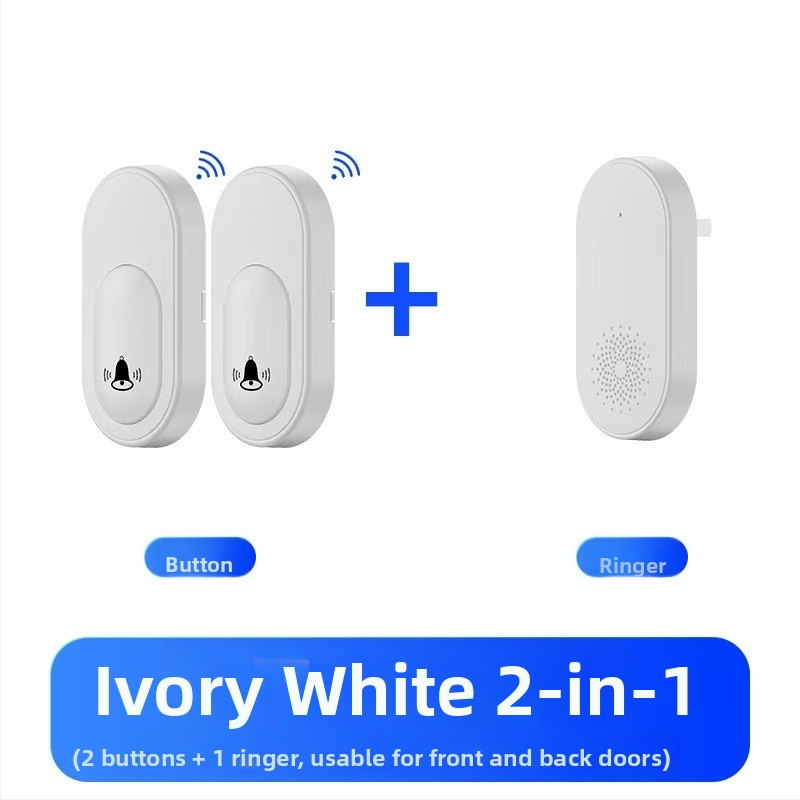 Bežični zvono za vrata s daljinskim upravljačem, model Y90, poziv za starije osobe, domet 20–30 m, više tonova zvona, 220V napajanje