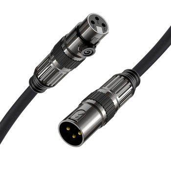 XLR kabel za mikrofon, muški na ženski, uravnotežen