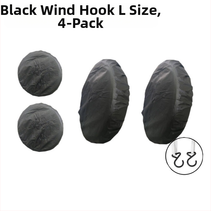 Kryt pneu pre auto/RV kemping, nepremokavý a UV-odolný, univerzálny kryt na rezervnú pneu, Model BY-1518, Materiál: 190T polyester taft