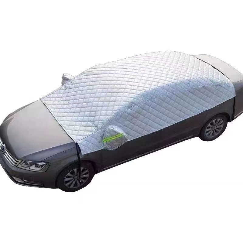 Zaštita od snijega za prednje staklo automobila – aluminijska folija, debeli sloj, teleskopska montaža, univerzalno, za prozor automobila