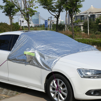 Zimska univerzalna zaštita za automobil s debelim pamukom i aluminijskom folijom – zaštita prednjeg vjetrobranskog stakla od smrzavanja
