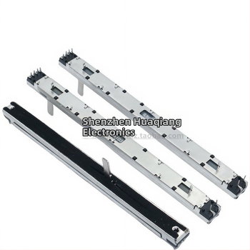 Dvojkanálový Push-Pull potenciometrový fader, 10K, A/B priebeh, pre mixér