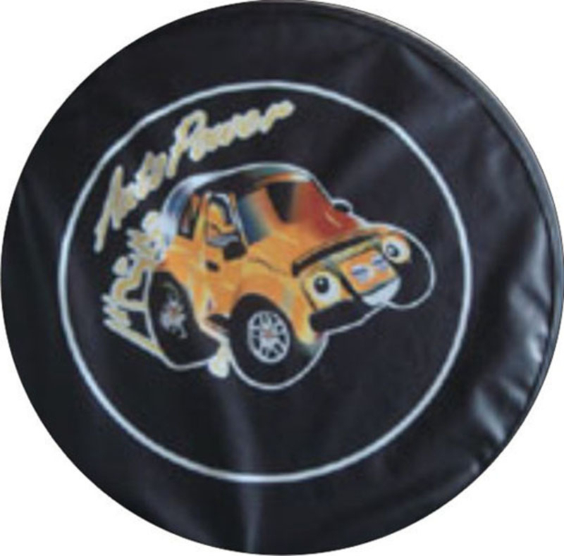 Husă de rezervă pentru roată, din piele imitatie PVC, model 225/65R17, marcă Shengde