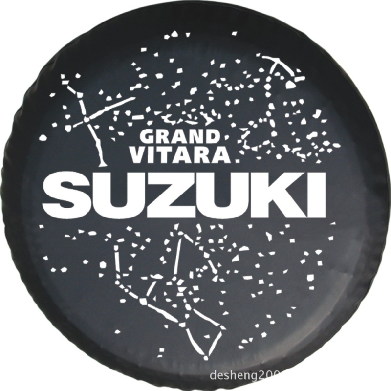 Husă de rezervă pentru roată, din piele imitatie PVC, model 225/65R17, marcă Shengde