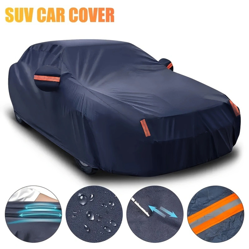 Plavo navlako za automobil od Oxford tkanine, vodootporna i UV zaštita, univerzalna za automobile, SUV i pickup