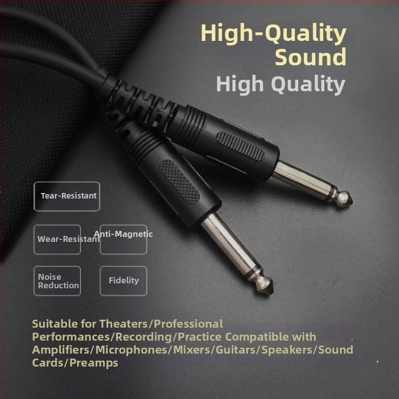 QS6761/QS384 mikrofónový kábel pre mixér, značka Choseal/Akihabara, PVC plášť, ROHS certifikácia